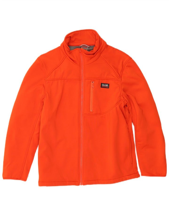 Slam Herren-Trainingsanzug-Oberteil, Jacke, Größe S, Orange, Polyester