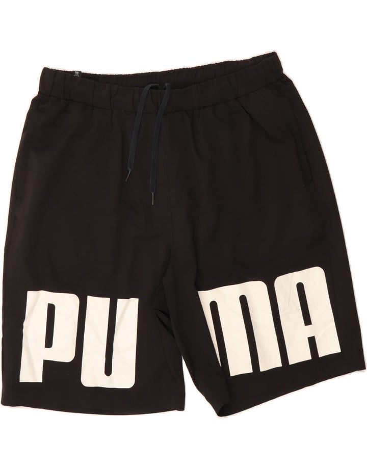 PUMA Mens Graphic Sport Shorts XL  Black Polyester Vintage Puma and Second-Hand Puma from Messina Hembry 