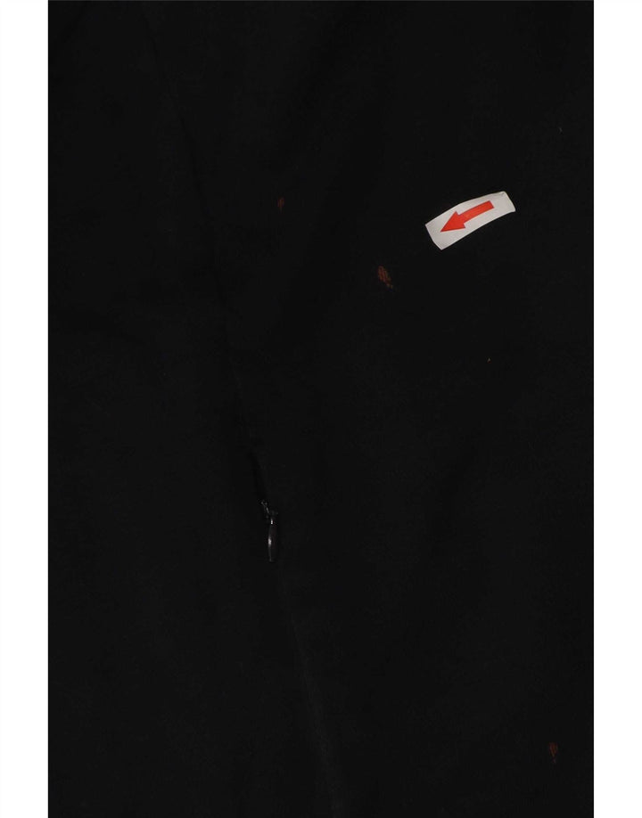 Nike Herren-Kapuzenpullover mit Reißverschluss, mittelschwarz, Baumwolle