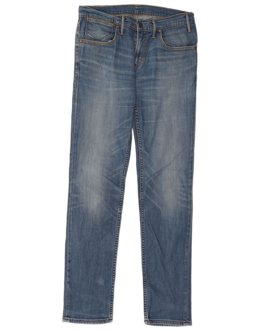 Levi's Herren Slim Jeans W32 L34 Blaue Baumwolle