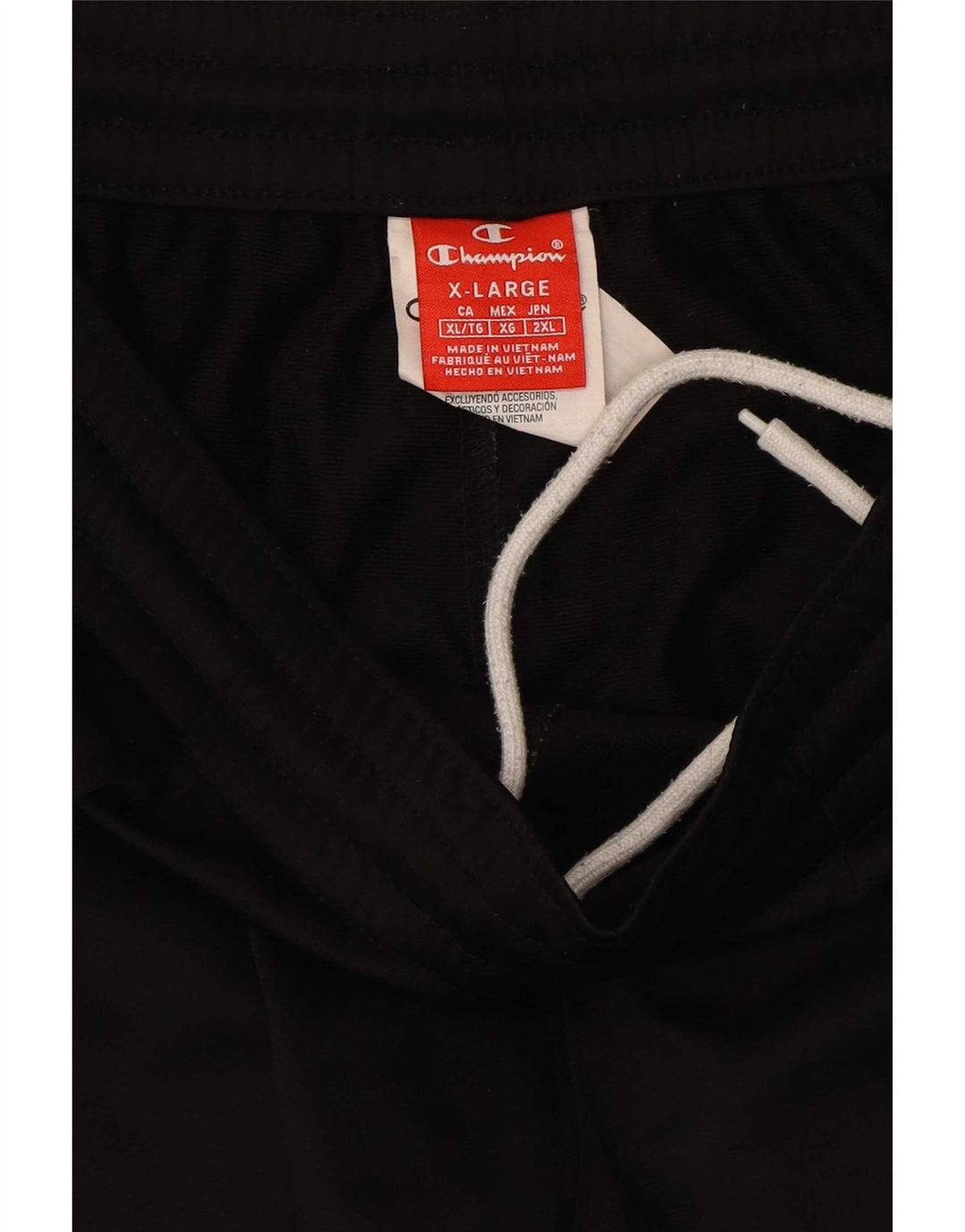 Champion Herren-Trainingshose mit Grafik, XL, Schwarz, Polyester