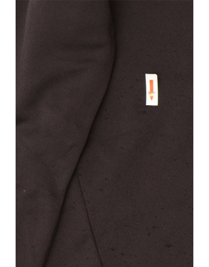 Under Armour Herren-Sweatshirt mit Reißverschluss am Hals, Mittelschwarzes Polyester