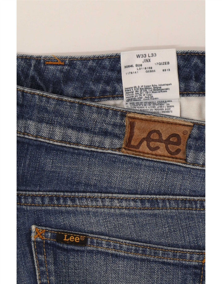Lee Damen Jinx Bootcut Jeans W33 L33 Blaue Baumwolle