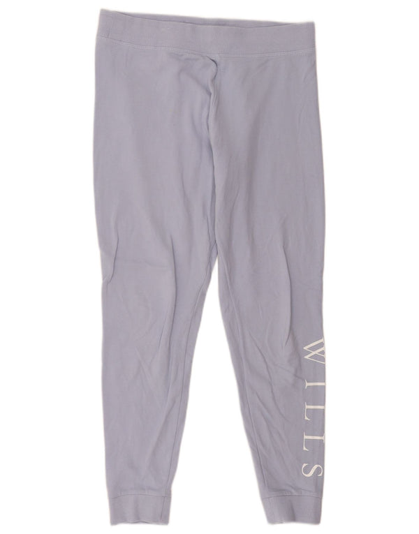 Jack Wills Damen-Trainingsanzughose mit Grafik, Jogginghose, UK 12, Mittelblau