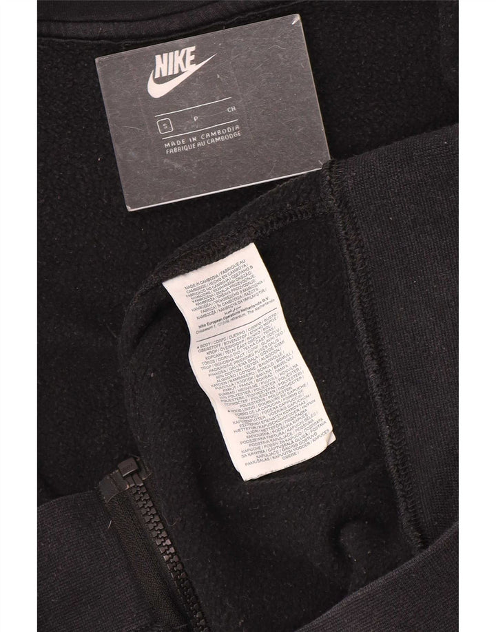 Nike Herren-Kapuzenpullover mit Reißverschluss, Größe S, Schwarz