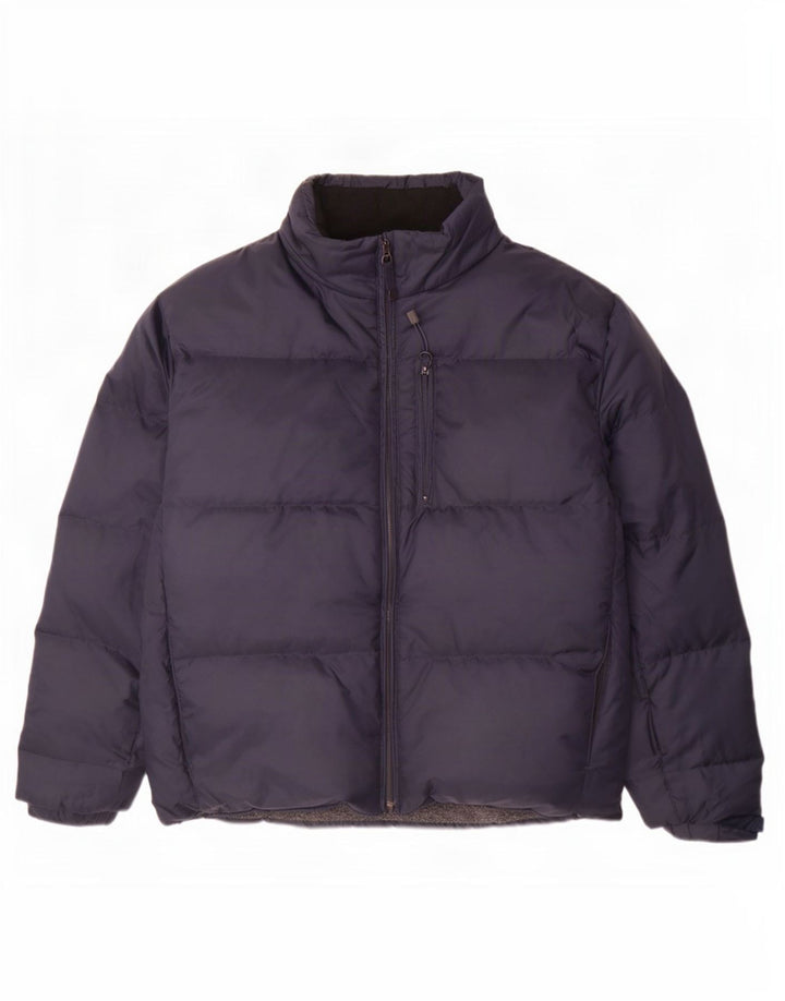 Gap Herren Wattierte Jacke UK 38 Mittel Marineblau