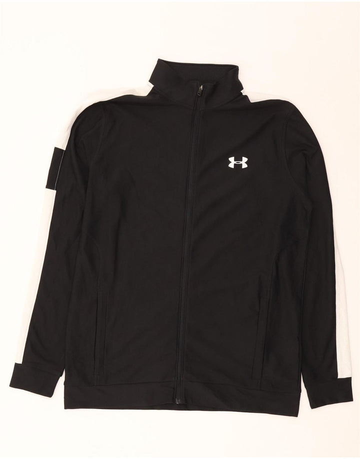 UNDER ARMOUR Herren-Trainingsanzug-Oberteil, Jacke, Mittelschwarz, Farbblock
