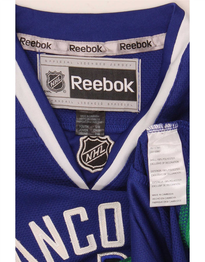 Reebok Jungen Graphic Top Langarm 13–14 Jahre S Marineblau