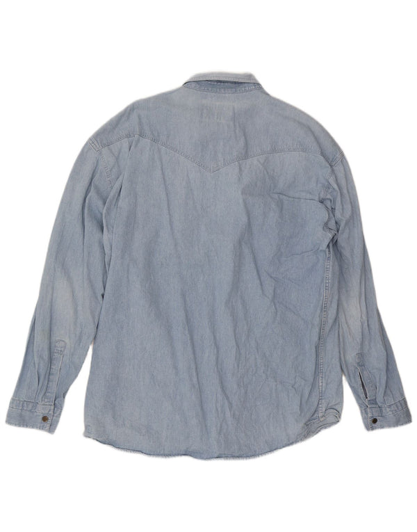 WAMPUM Herren Jeanshemd XL Blau