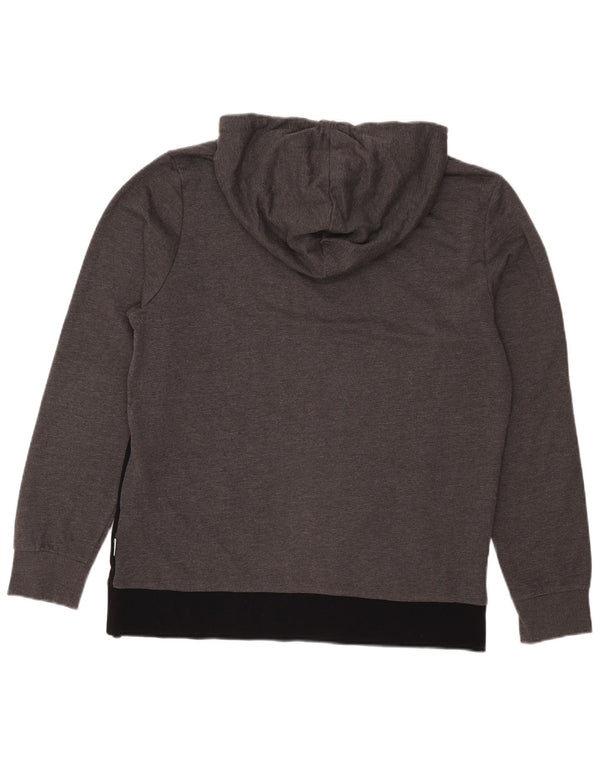 Jack & Jones Herren-Kapuzenpullover mit Grafik, XL, Grau, Colourblock-Baumwolle