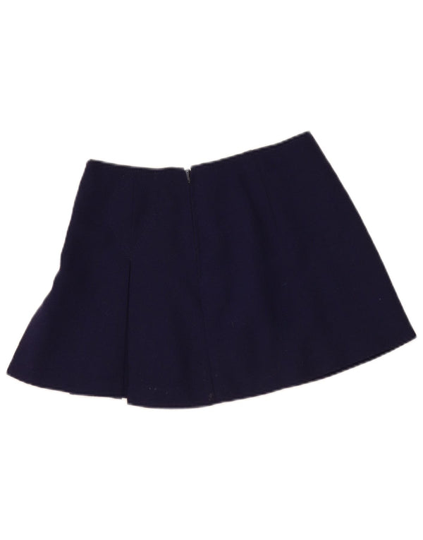 Vintage Damen Minirock W30 Medium Marineblau