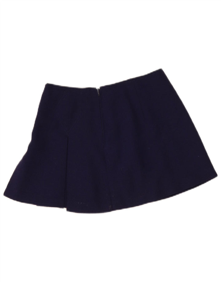 Vintage Damen Minirock W30 Medium Marineblau