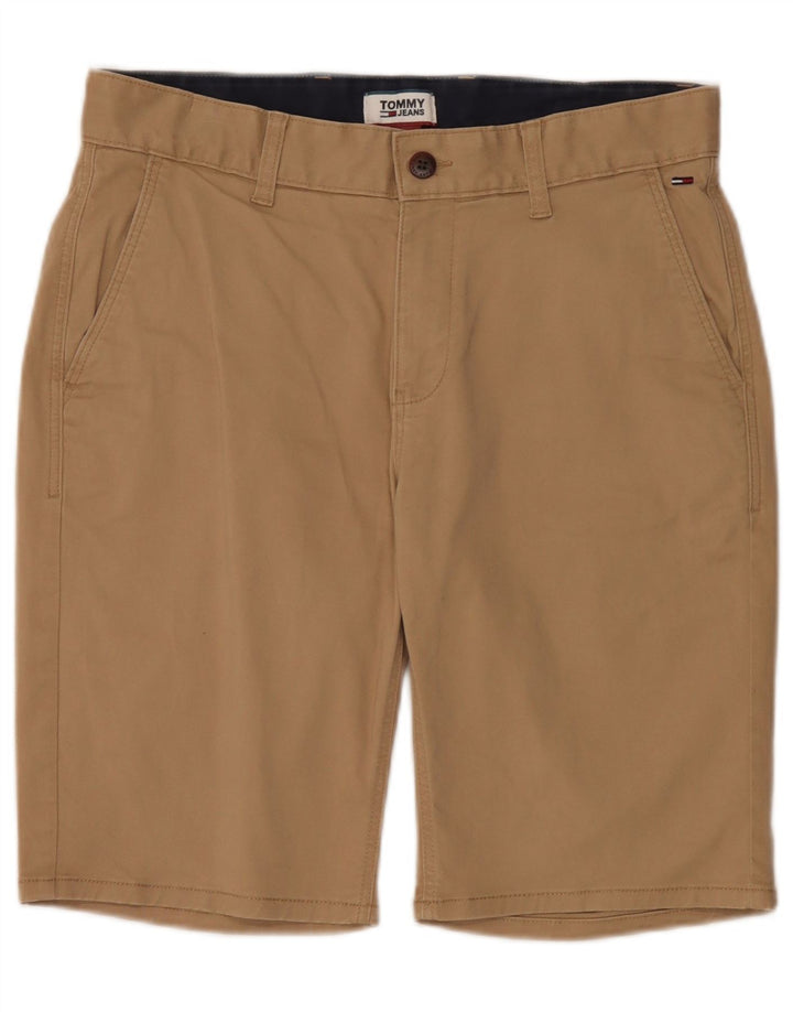 Tommy Hilfiger Herren Chinoshorts W32 Mittelbeige Baumwolle
