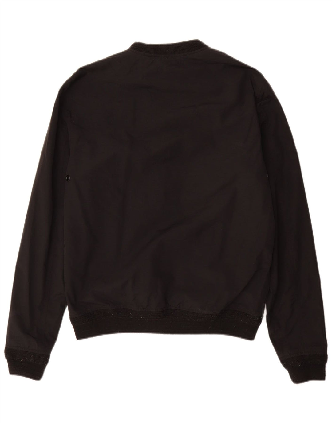 SUPERDRY Herren Bomberjacke UK 38 Mittelschwarze Baumwolle