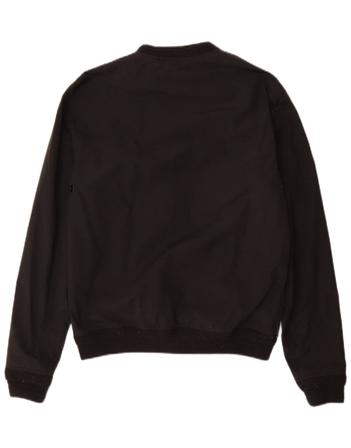 SUPERDRY Herren Bomberjacke UK 38 Mittelschwarze Baumwolle