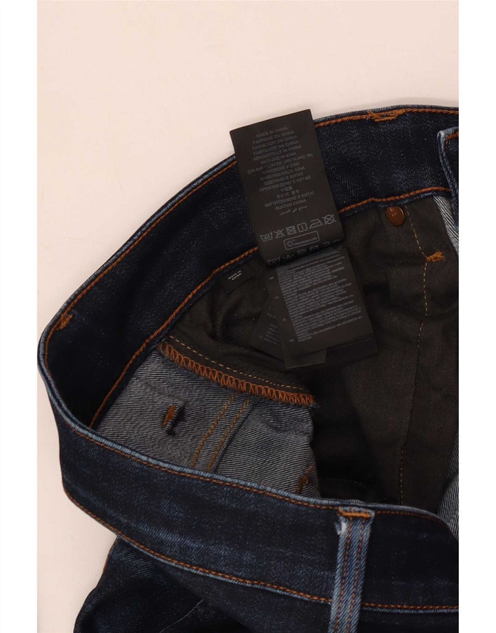 G-Star Herren 3301 Slim Jeans W34 L32 Marineblau Baumwolle