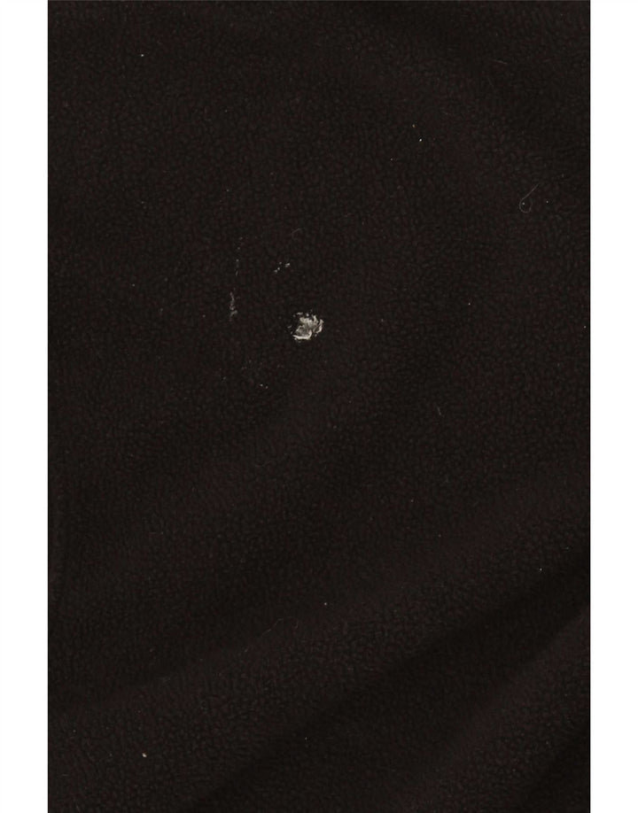 Marks & Spencer Herren-Fleecepullover, Größe L, Schwarz, Polyester