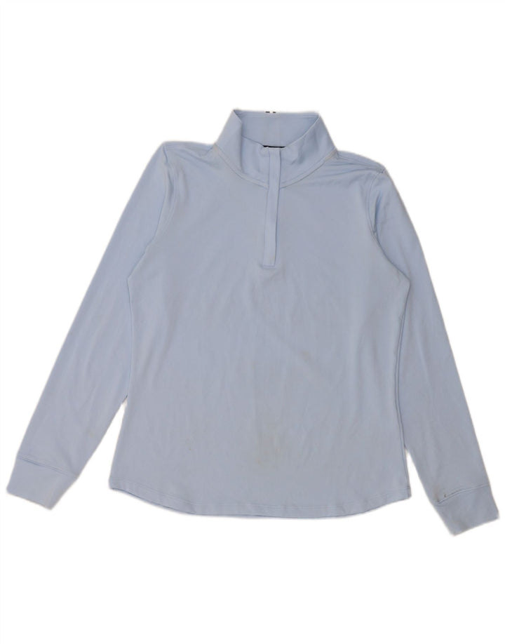 Under Armour Damen-Pullover-Trainingsanzugoberteil mit Reißverschluss, UK 12, Mittelblau