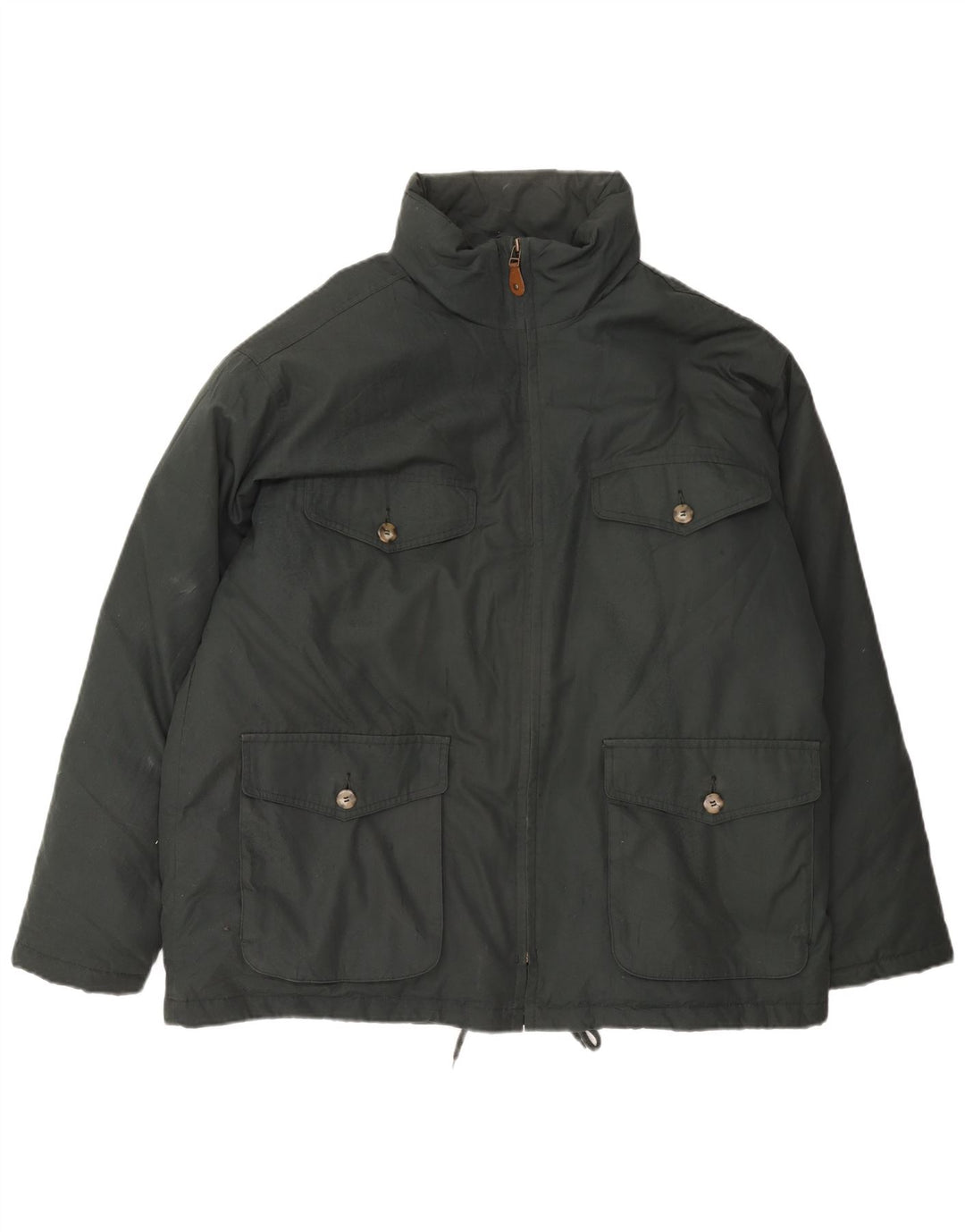 Eddie Bauer Herren Wattierte Jacke UK 42 XL Grün Polyester