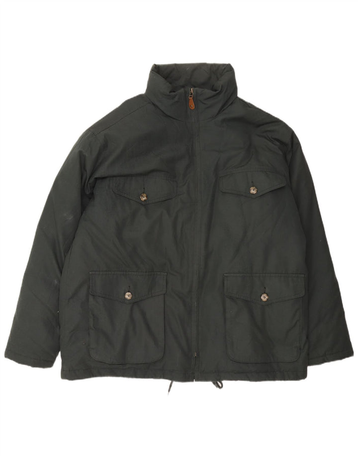 Eddie Bauer Herren Wattierte Jacke UK 42 XL Grün Polyester