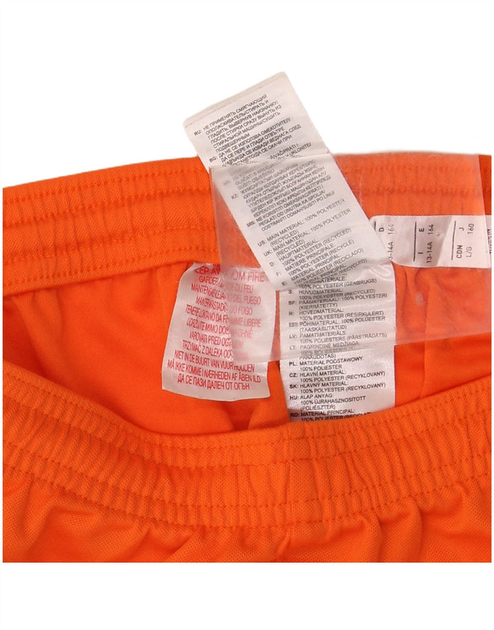 ADIDAS Aeroready Sportshorts für Jungen, 13–14 Jahre, orangefarbenes Polyester