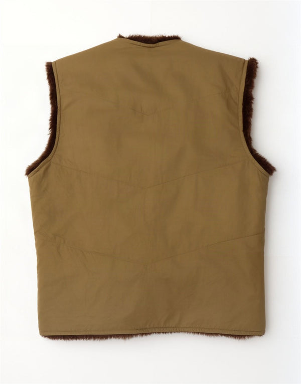 Penny Black Sherpa-Gilet für Damen, UK 14, Größe L, Beige, Farbblock