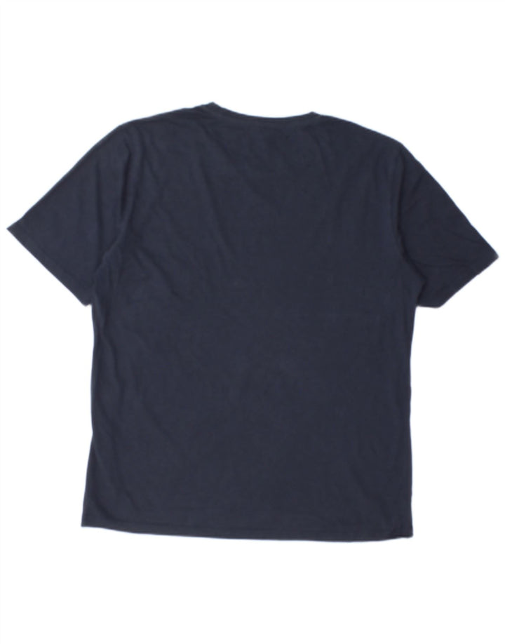 Jack & Jones Herren T-Shirt Top Large Marineblau Baumwolle
