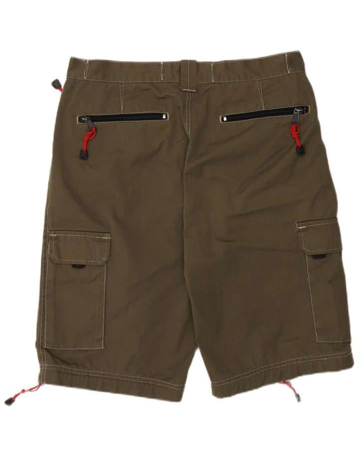 Basics Herren Cargoshorts XL W38 Khaki Polyester