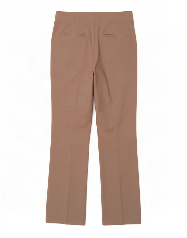 Zara Damen Bootcut Freizeithose EU 40 Medium W30 L31 Beige