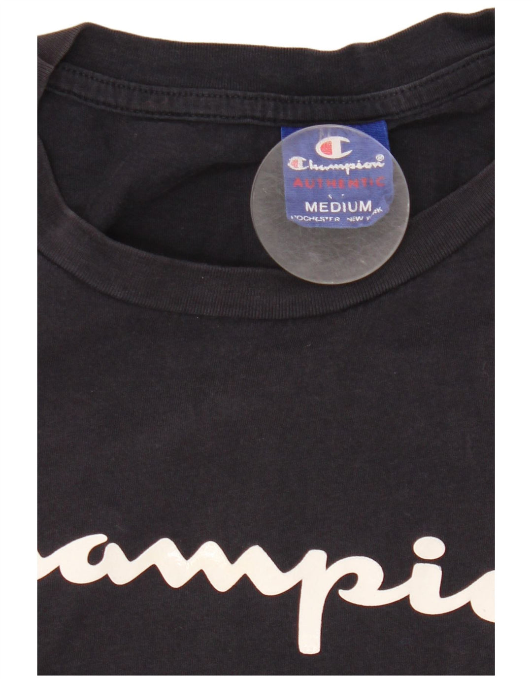 Champion Herren-T-Shirt mit Grafik, mittlere Marineblau-Baumwolle