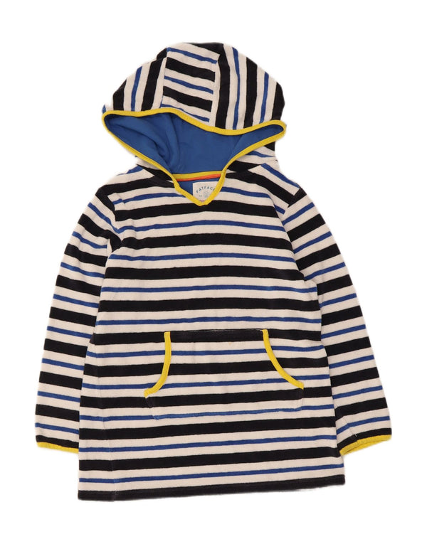 Fat Face Kapuzenpullover für Jungen, 10–11 Jahre, mehrfarbig, gestreift, Baumwolle