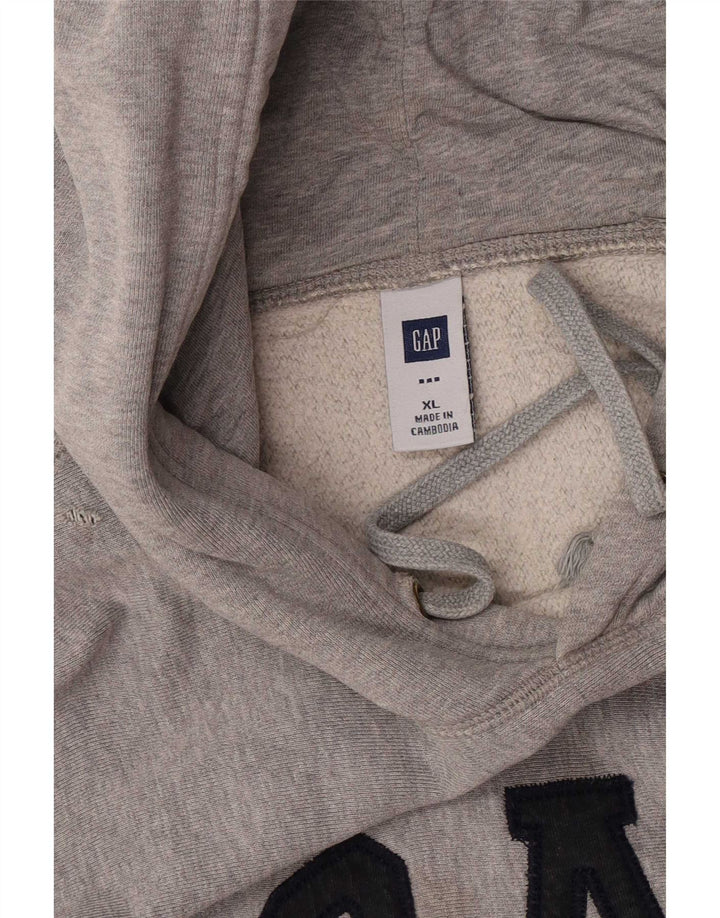 Gap Herren Graphic Hoodie Pullover XL Grau Baumwolle