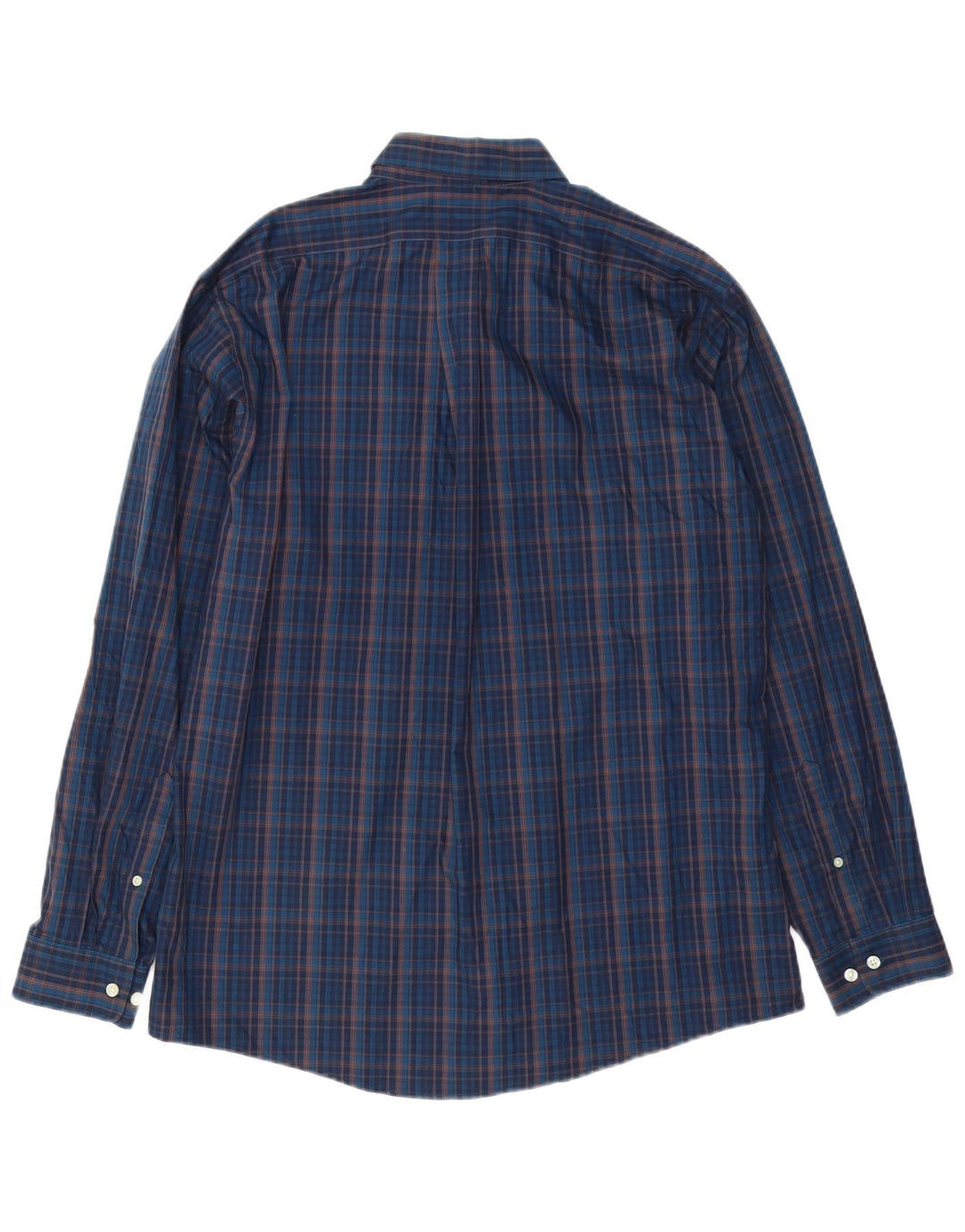 Eddie Bauer Herren-Hemd mit klassischer Passform, groß, marineblau, kariert, Baumwolle