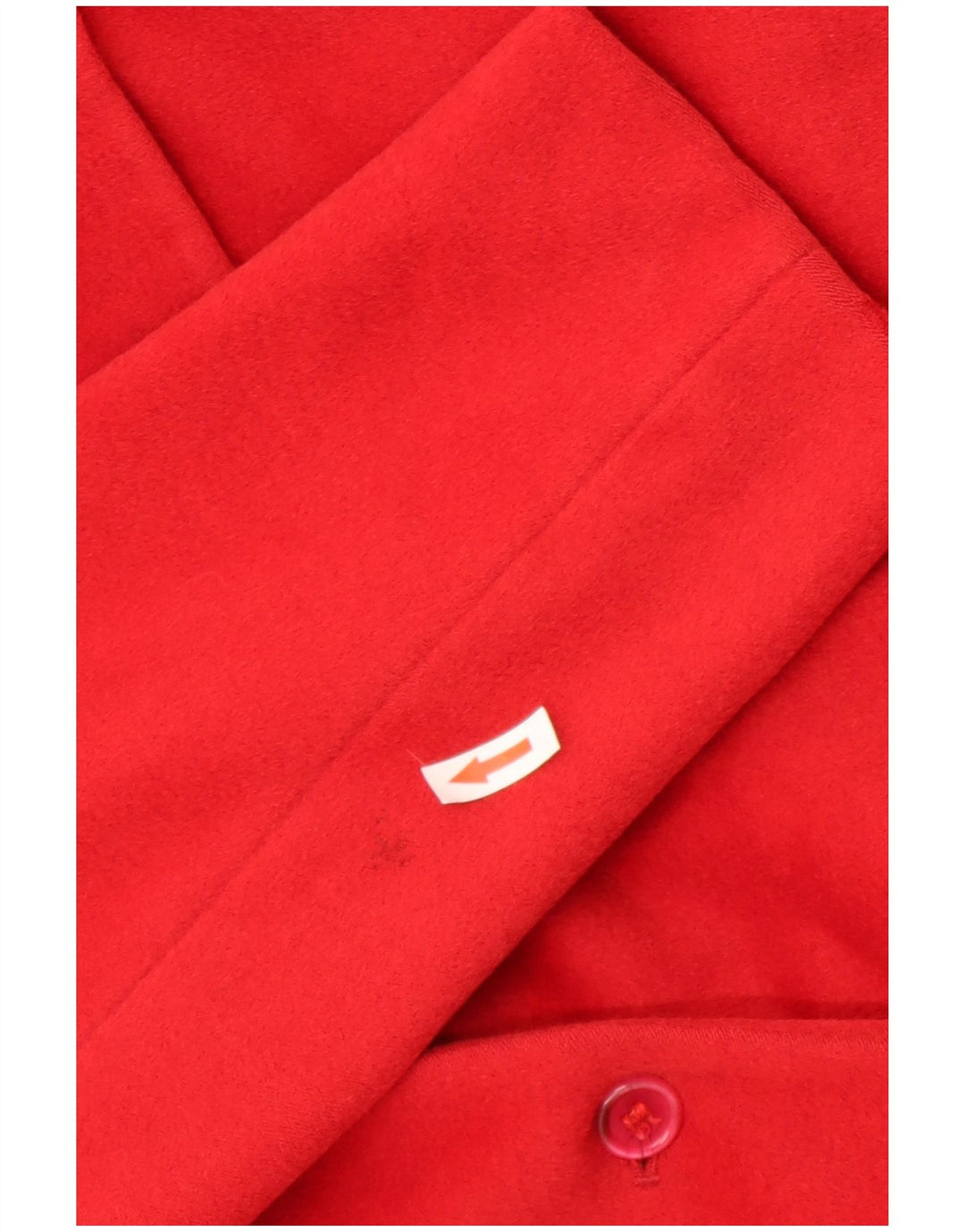 Burberry Damenmantel UK 14 Large Roter Wollklassiker