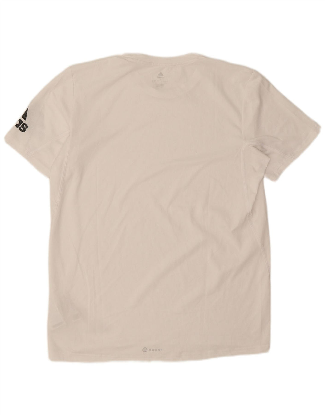 Adidas Herren Aeroready Graphic T-Shirt Top Large Weiß Polyester