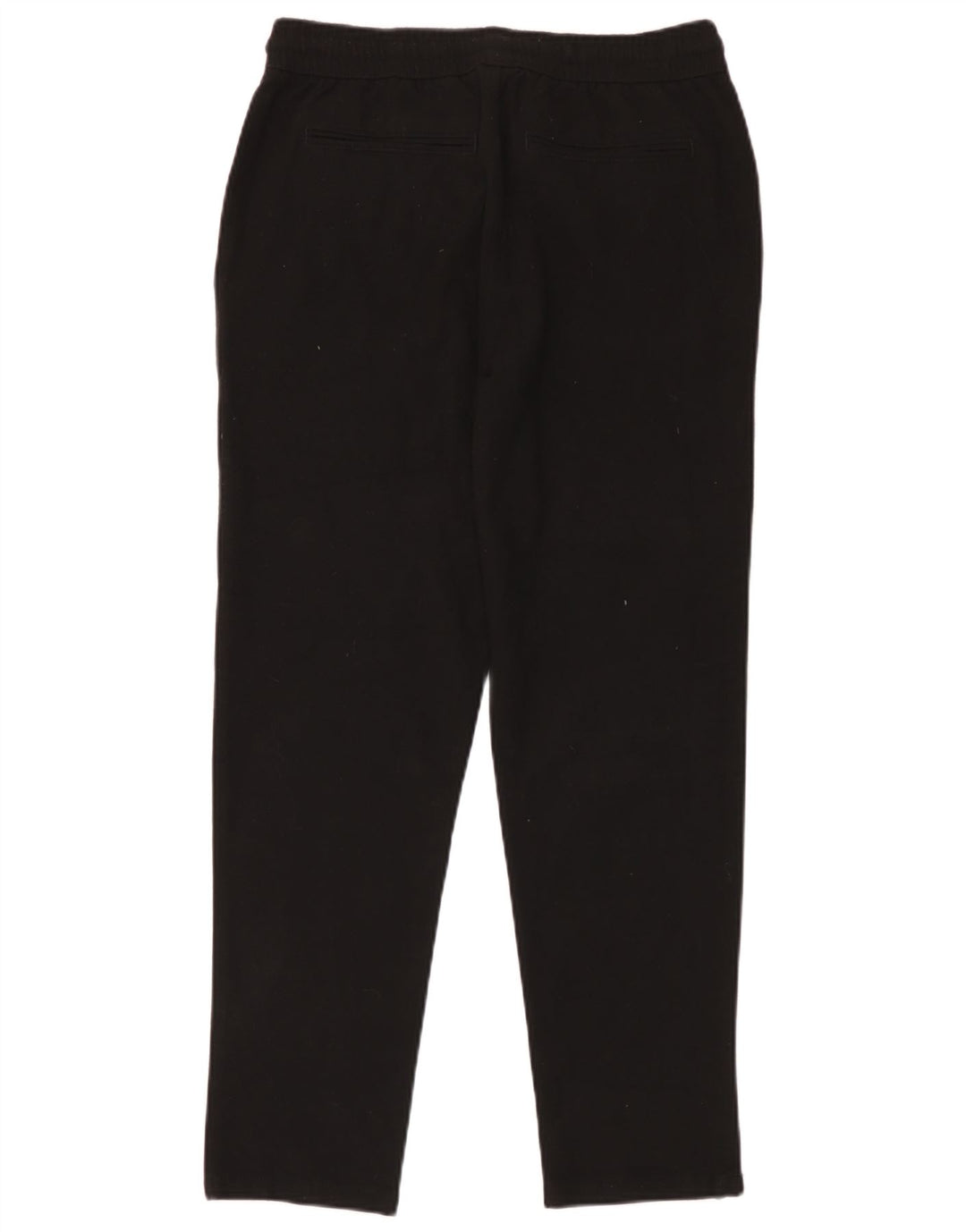 Zara Herren Tapered Chino Hose Medium W31 L29 Schwarz Polyester