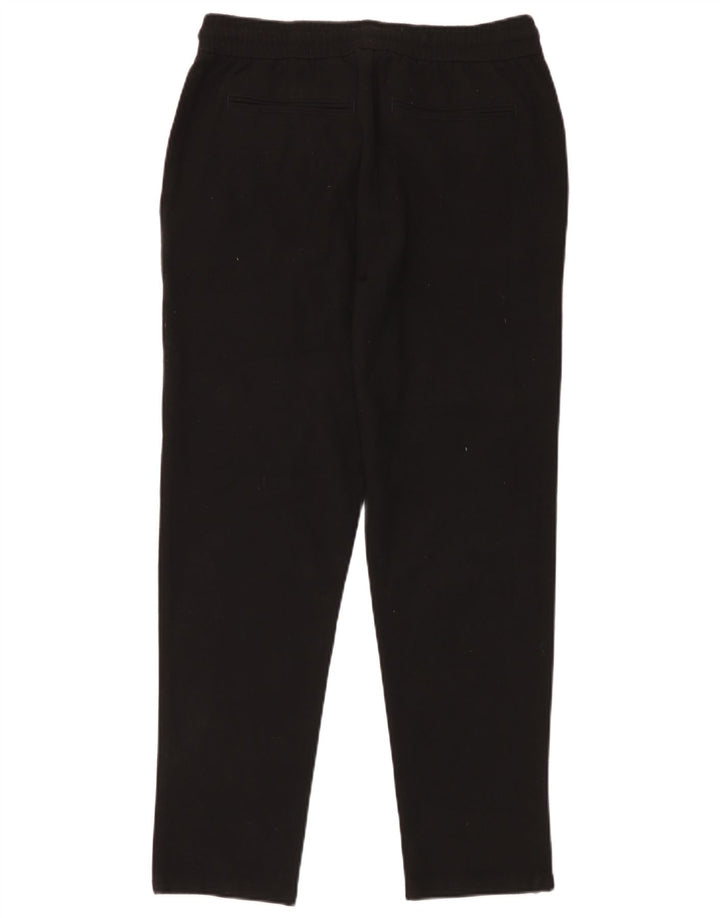 Zara Herren Tapered Chino Hose Medium W31 L29 Schwarz Polyester