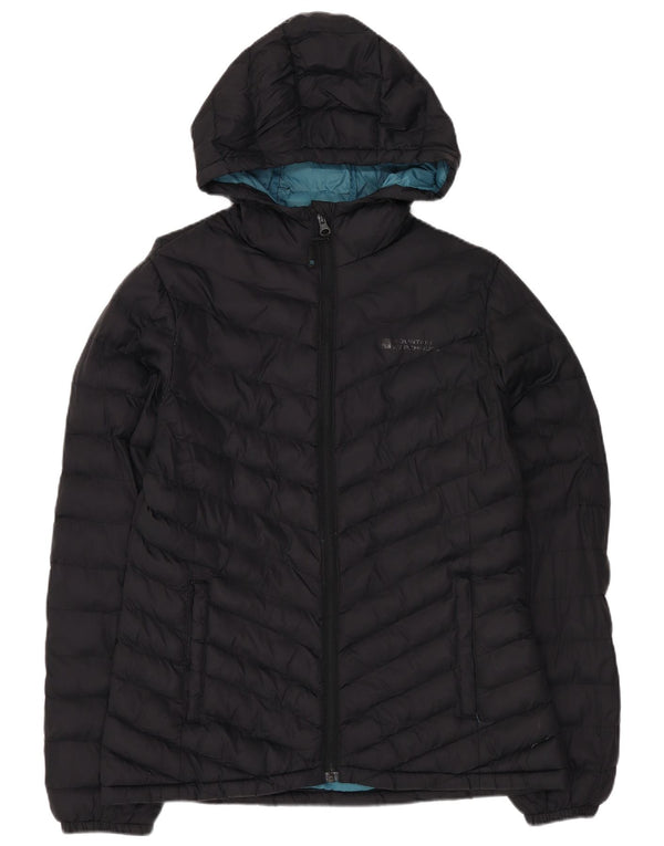Mountain Warehouse Wattierte Damenjacke mit Kapuze UK 10 Small Black Nylon