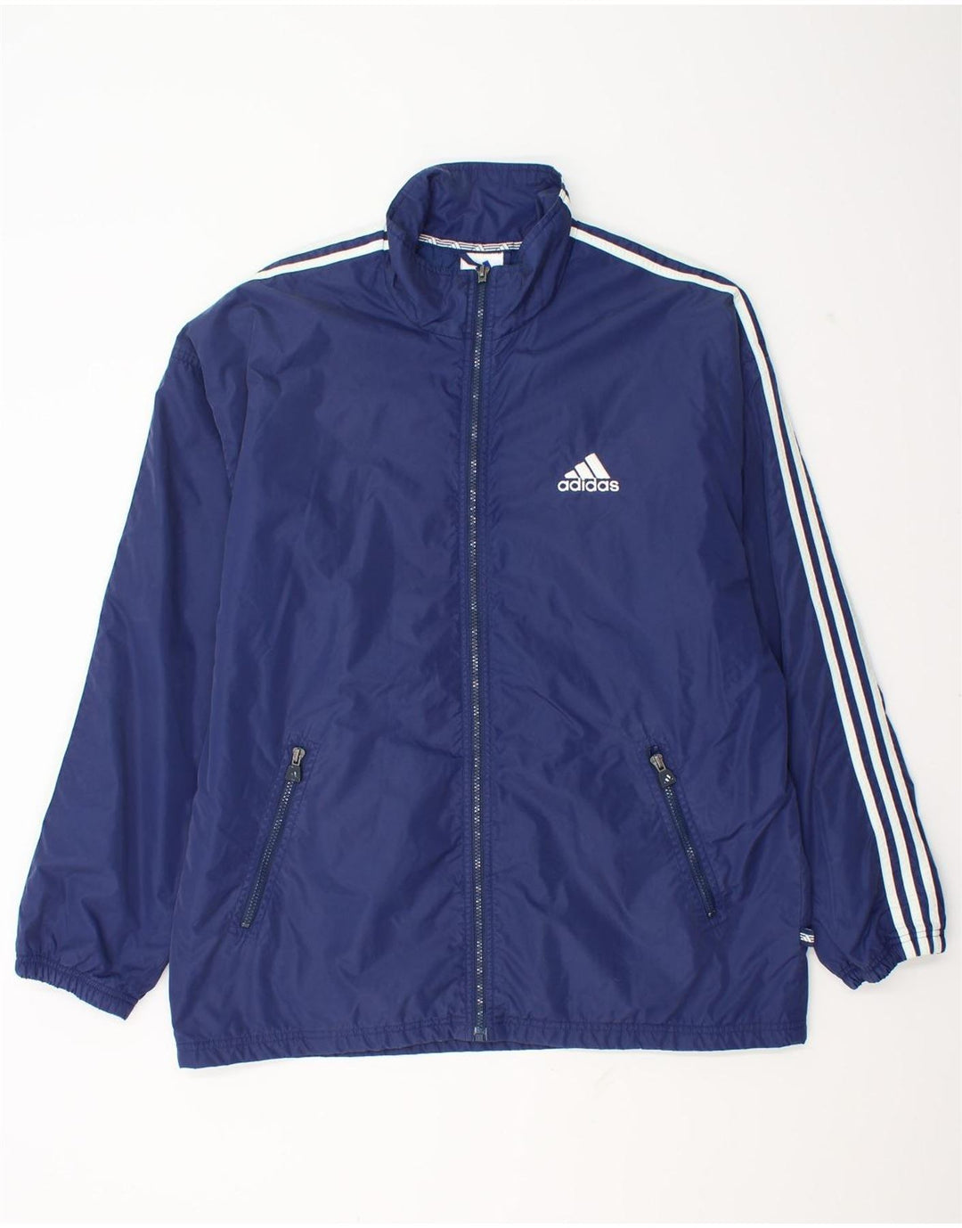 Adidas Herren-Trainingsanzug-Top-Jacke, groß, Marineblau