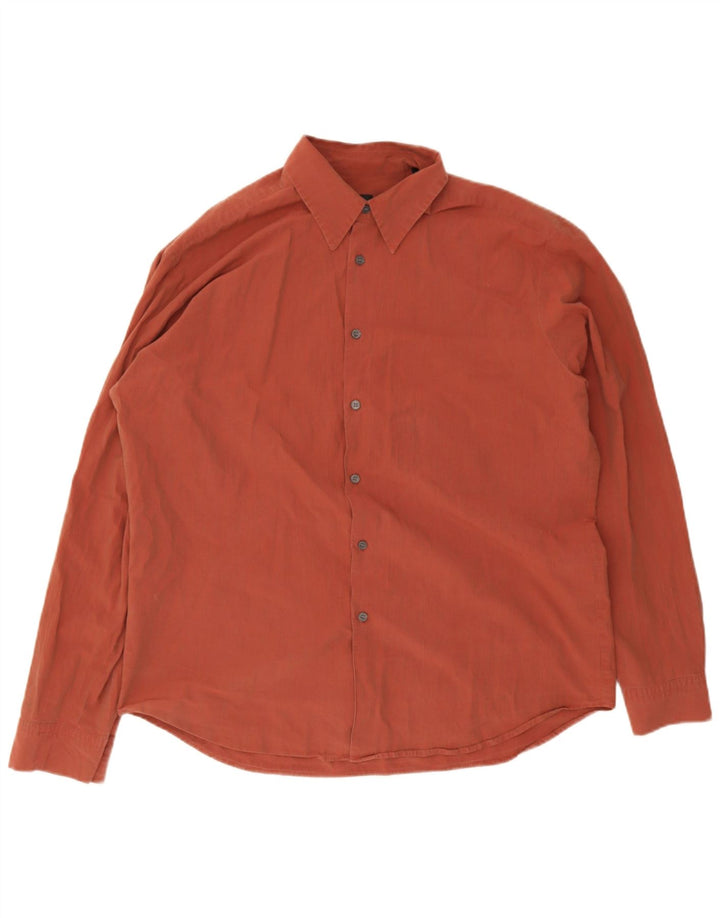 Hugo Boss Herrenhemd Large Kastanienbraun