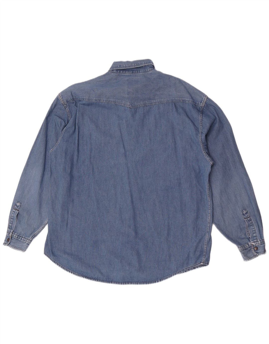 Vintage Herren Jeanshemd Große blaue Baumwolle