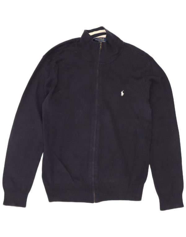 Polo Ralph Lauren Jungen-Cardigan-Pullover, 15–16 Jahre, XL, Marineblau, Baumwolle