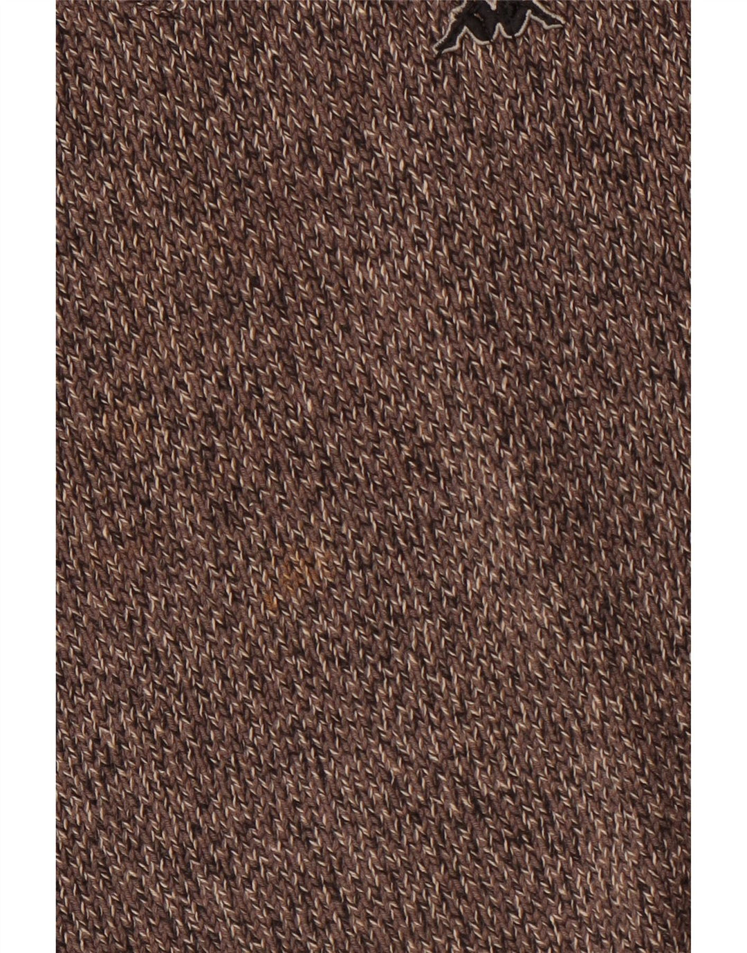 KAPPA Herren-Pullover mit V-Ausschnitt aus mittelgrauer Baumwolle