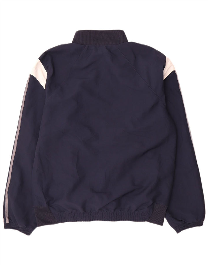 Adidas Herren-Trainingsanzug mit grafischem Oberteil, mittelgroß, Marineblau, Farbblock