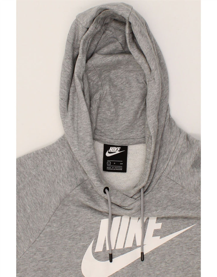 NIKE Mens Graphic Hoodie Jumper Small Grey Cotton Vintage Nike and Second-Hand Nike from Messina Hembry 