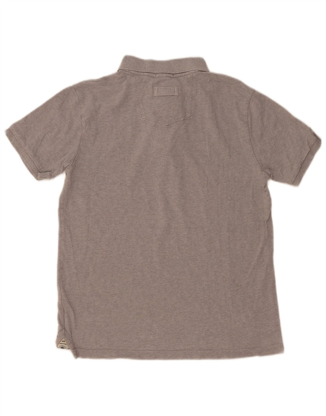 FAT FACE Herren-Poloshirt aus mittelgrauer Baumwolle