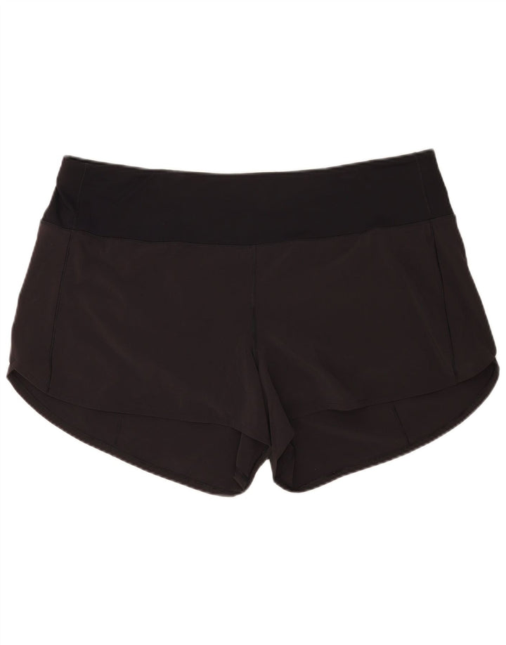 Lululemon Damen Sportshorts US 18 2XL Schwarz Polyester
