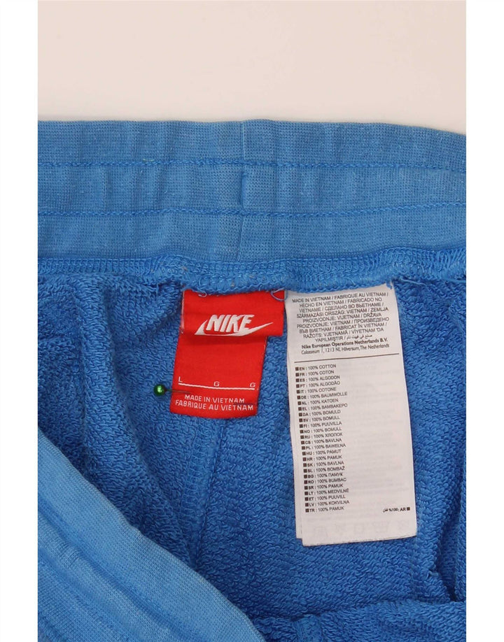 Nike Herren-Sportshorts mit Grafik, Größe L, aus blauer Baumwolle