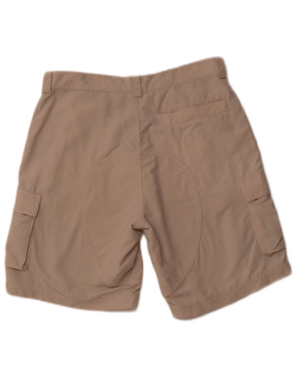Adidas Herren Cargo Shorts Small W29 Beige Polyamid