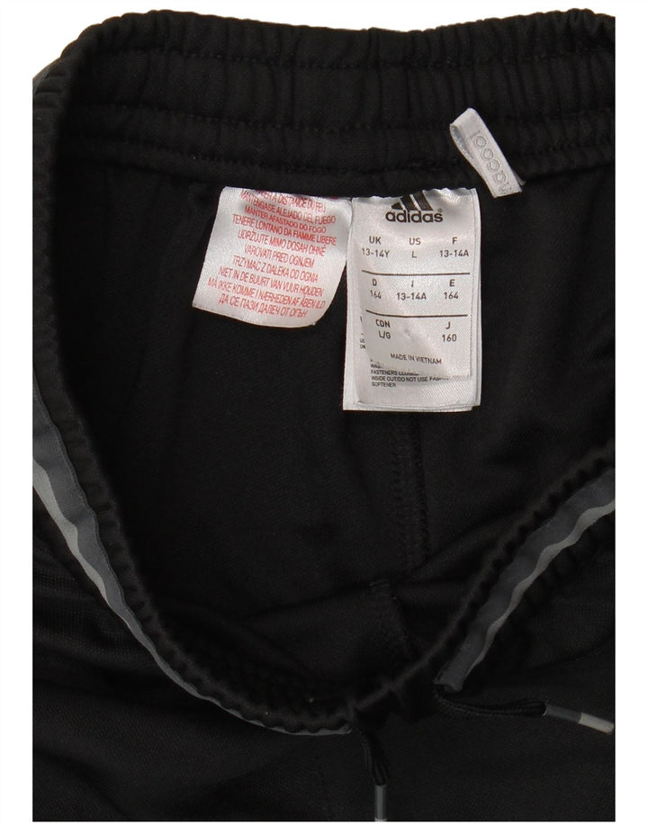 ADIDAS Jungen Olympique Lyonnais Trainingshose, 13–14 Jahre, Schwarz